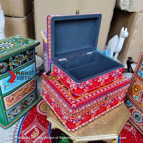 indian wooden boxes